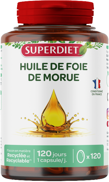 Huile de foie de morue (source de vitamine a et vitamine d) - 1