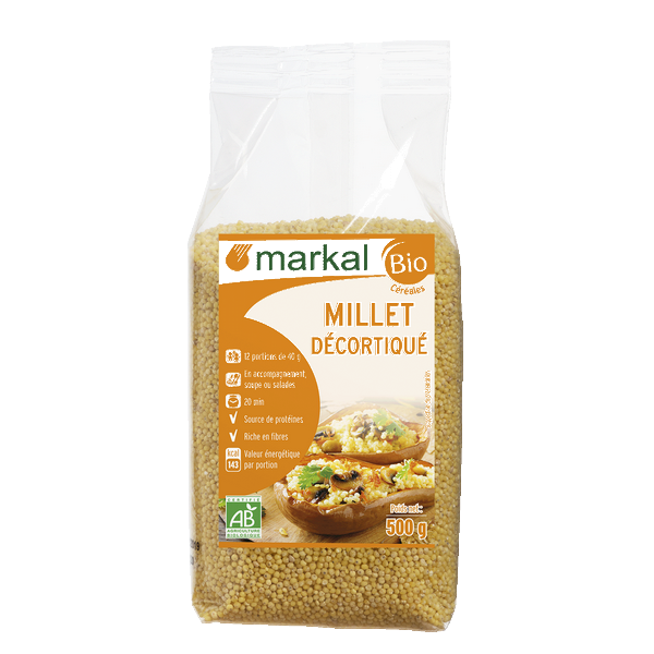 Millet décortiqué bio - 1
