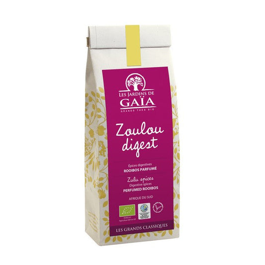 Jardins De Gaïa -- DDM 28.02.2025 Rooibos bio zoulou digest (carvi fenouil anis) - 100 g